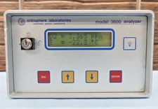 Orbisphere Labratories 3600 Oxygen Analyzer (flashes "Check the Sensor") (video)