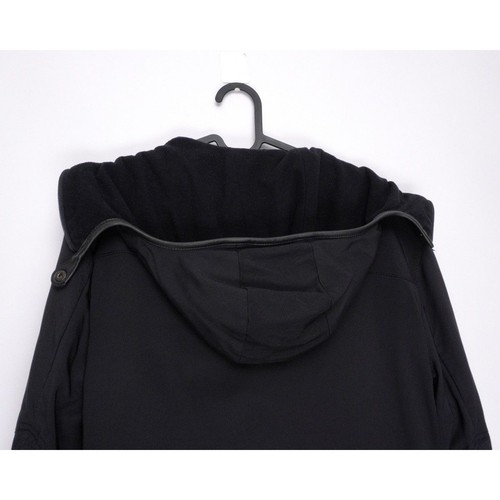 Prada FW1999 Ninja Nylon Black Balaclava Fleece Coat Jacket - Picture 10 of 14