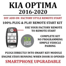 PLUG & PLAY REMOTE STARTER KIT FOR 2016-2020 KIA OPTIMA WITH PUSH TO START