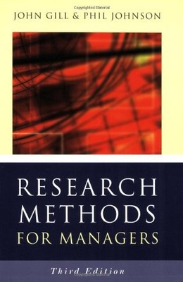 Research Methods for Managers,John Gill, Phil Johnson- 978076194