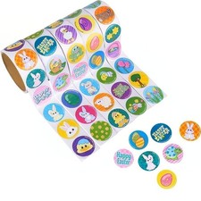 Assorted Easter Theme Stickers Lot of 500
