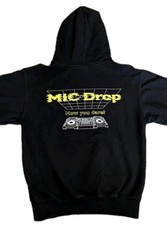 BTS Official Black Hoodie Mic Drop How You Dare XL Unisex EUC Big Hit Boy Band