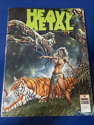 HEAVY METAL  Vol. 3 #7 (November 1979) Joe Jusko Nude ''Fetch'' Cover Corben VF!