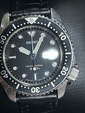 Seiko Diver Watch 7C43 6010 Professional Dead 90s Model Saturation Diving Specif