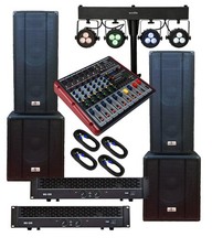 PA SET KOMPLETTANLAGE 6400 WATT  /1600 watt rms Sonderaktion