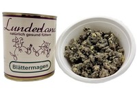 Lunderland BläTtermagen 800G Dose 100% BläTtermagen Vom Rind / Hundefutter Barf