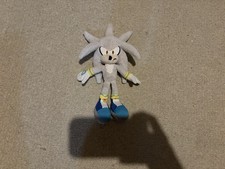 Peluche Jazwares Sonic The Hedgehog Silver The Hedgehog 2010 muy raro