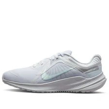 Nike Quest 5 White Metallic Silver Gym Running Shoes DD9291-100 Women's Sizes