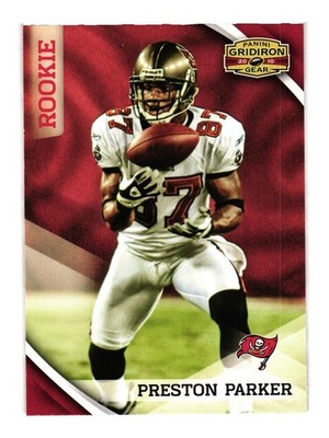 2010 Panini Gridiron Gear #233 Preston Parker Tampa Bay Buccaneers
