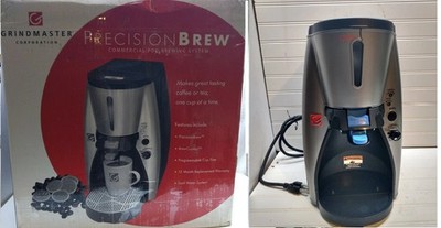 Grindmaster Precision Brew Coffee Tea Maker Machine Commercial Pod Brewer (READ