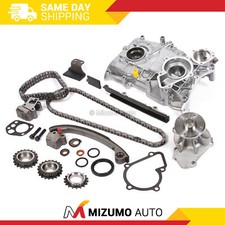 Timing Chain Kit w/o Idler Gear Water Oil Pump Fit 91-98 Nissan 240SX KA24DE