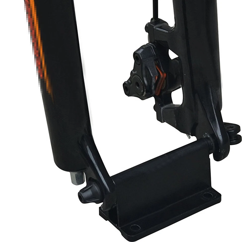 2 Pcs Alloy Car Pickup Bed Rack Bicycle Quick Release Fork Mount Carrier Holder - Image 4 of 4