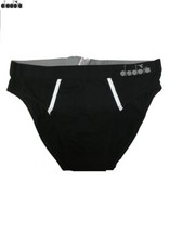 3 SLIP UOMO DIADORA ART DUP5036/3 200 BLACK COLORE NERO MISURA A SCELTA