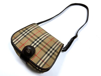 バッグ 90s vintage BURBERRY shoulder bag grunge Vintage 90s Burberrys London Messenger Shoulder Bag Nova