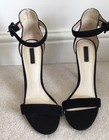 Gorgeous TOP SHOP Black Open Toe, Sling back Sandal, Size 6, Excellent Condition