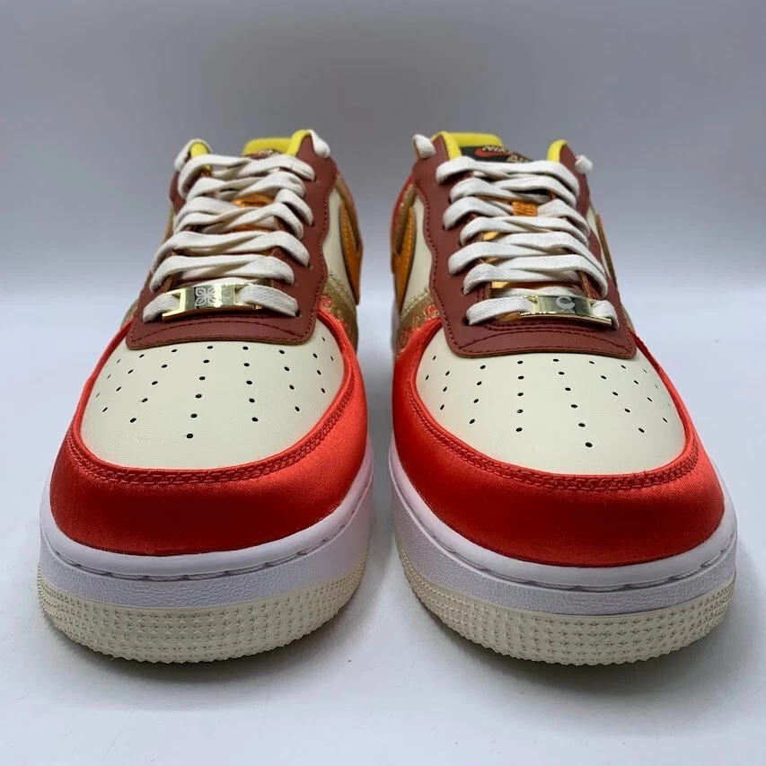 Nike Air Force 1 Low '07 Premium Little Accra Naranja Rojo DV4463-600 Hombres Talla 11 Foto 2 de 4
