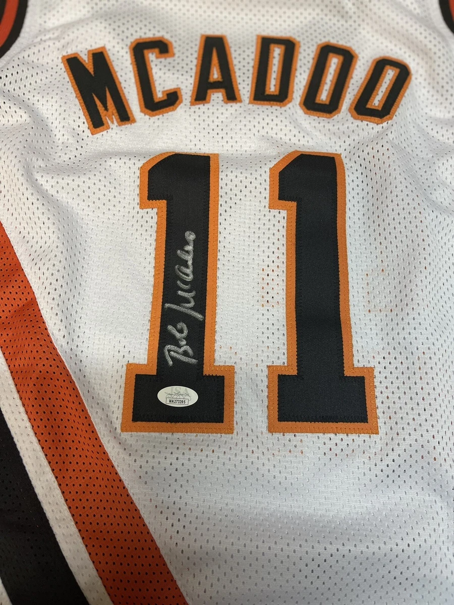 Buffalo Braves Bob Mcadoo #11 Signed AUTOGRAPHED CUSTOM JERSEY JSA WITNESS