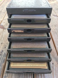 Vintage Victor Metal File Cabinet W Opening Top And 6 Drawers Ebay