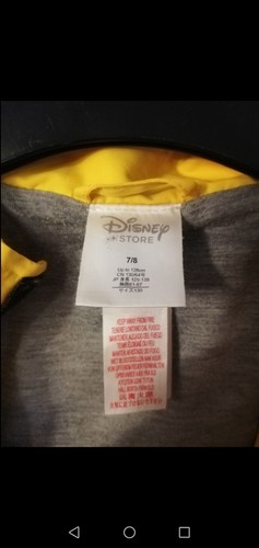 Disney Store Pixar Planes Piston Peak Fire Dept. Rain Jacket Age 7 To 8 - Picture 11 of 16