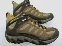 Merrell 'refuge Core Mid' Men's Lace Up Suede Leather Stone Colour Boots Merrell 'refuge Core Mid' Men's Lace Up Suede Leather Stone Colour Boots