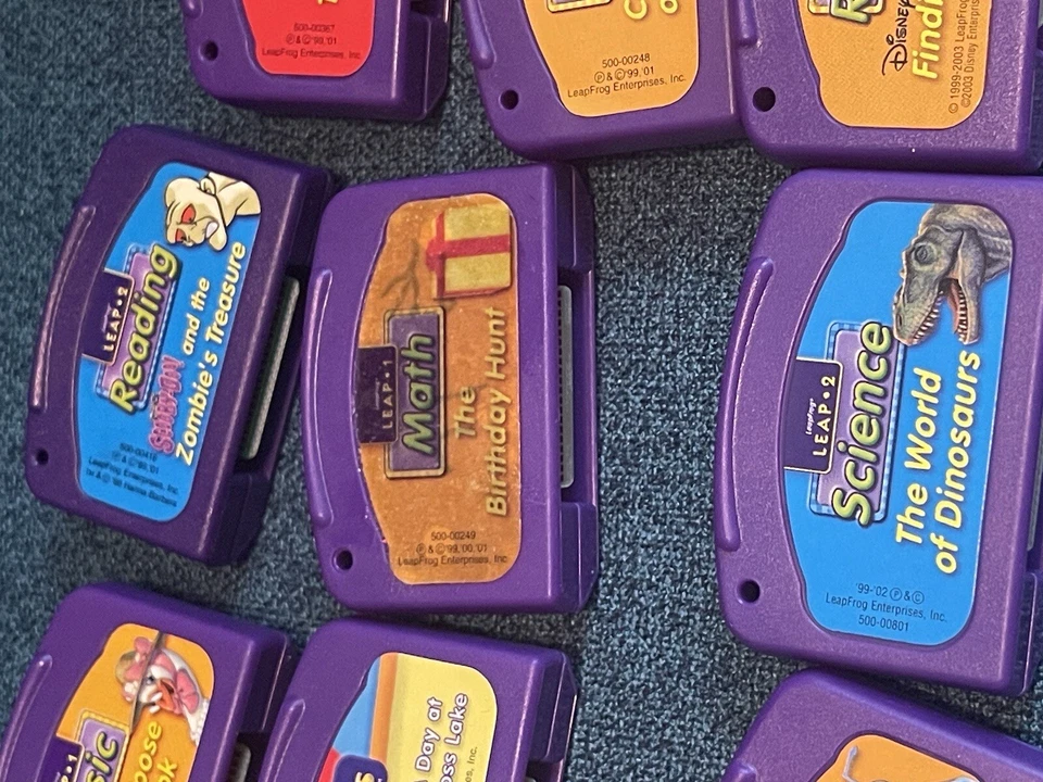 X13 LeapPad LeapFrog Leap 1 And Leap 2 Game Cartridges Only - Image 3 of 4