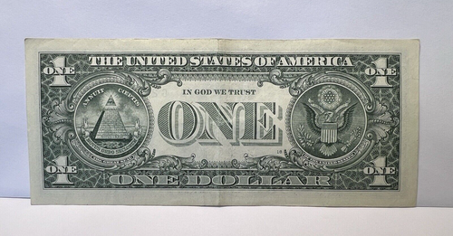 $1 Bill Fancy Serial Note One Dollar G 22233102 B - Afbeelding 4 van 4