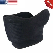Women Men Winter Thermal Fleece Warm Half Face Mask Cycling Motorcycle Ski Mask