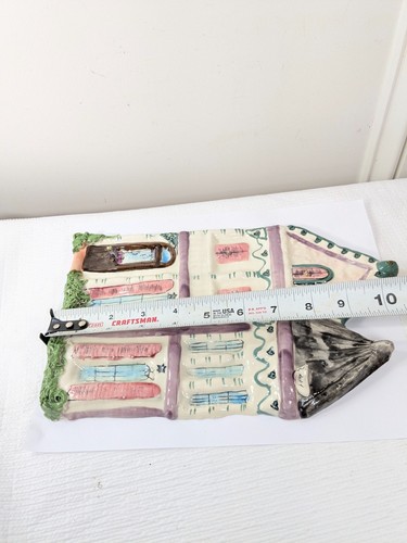 Clay Creations New Orleans house Art Jenise McCardell ceramic Plaque handmade - Picture 10 of 12