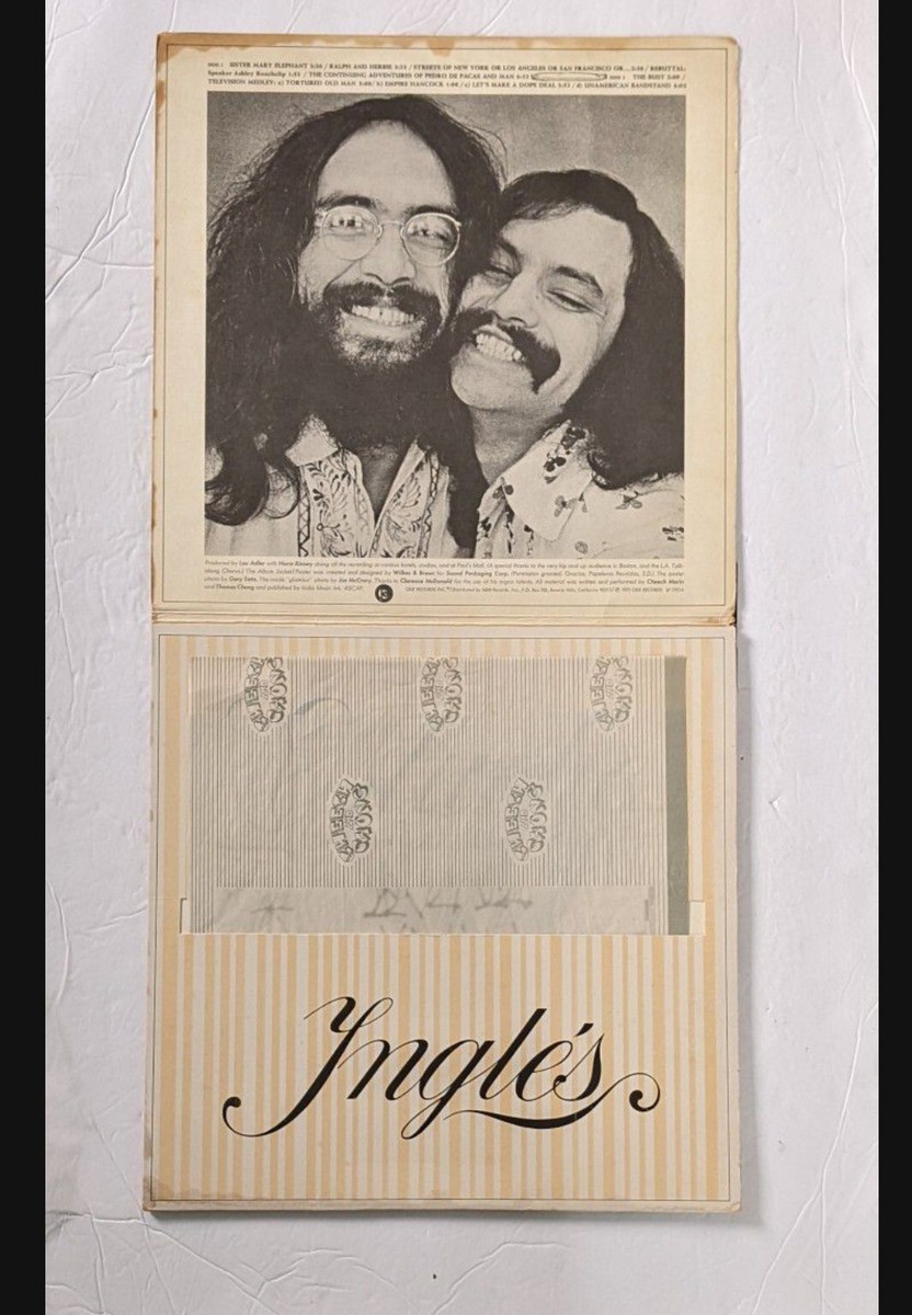 Big Bambu Cheech & Chong Record Gatefold Album From 1972 See More