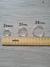 Happy Planner Style Solid Discs - Totally Clear - 24mm - Set of 12