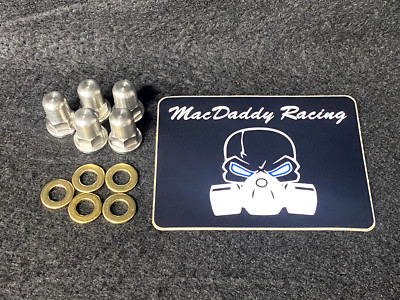 MacDaddy Racing Tall Billet Head Nuts for Yamaha YZ125