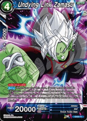 NM-Mint DBS:M Undying Link Zamasu - Foil - EX03-11 - EX Expansion Deck Box Set 0