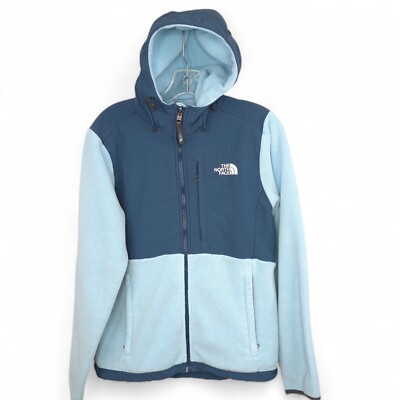 Vintage The North Face Denali Baby Blue Polartec Full Zip Womens
