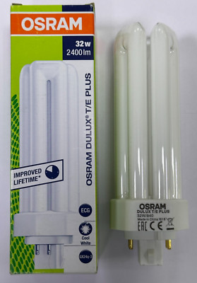 1x 32W OSRAM Low Energy GX24Q-3 4 pin 4000K Lamp Cool White 840 Light Bulb PLL