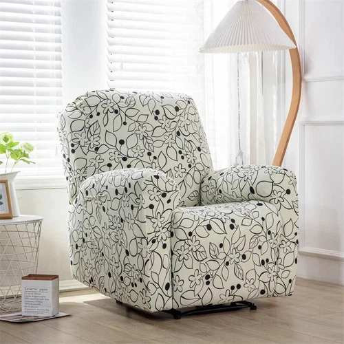 Copripoltrona reclinabile elastica stampata floreale copertura geometria nordica 4 pz/set - Foto 25 di 37