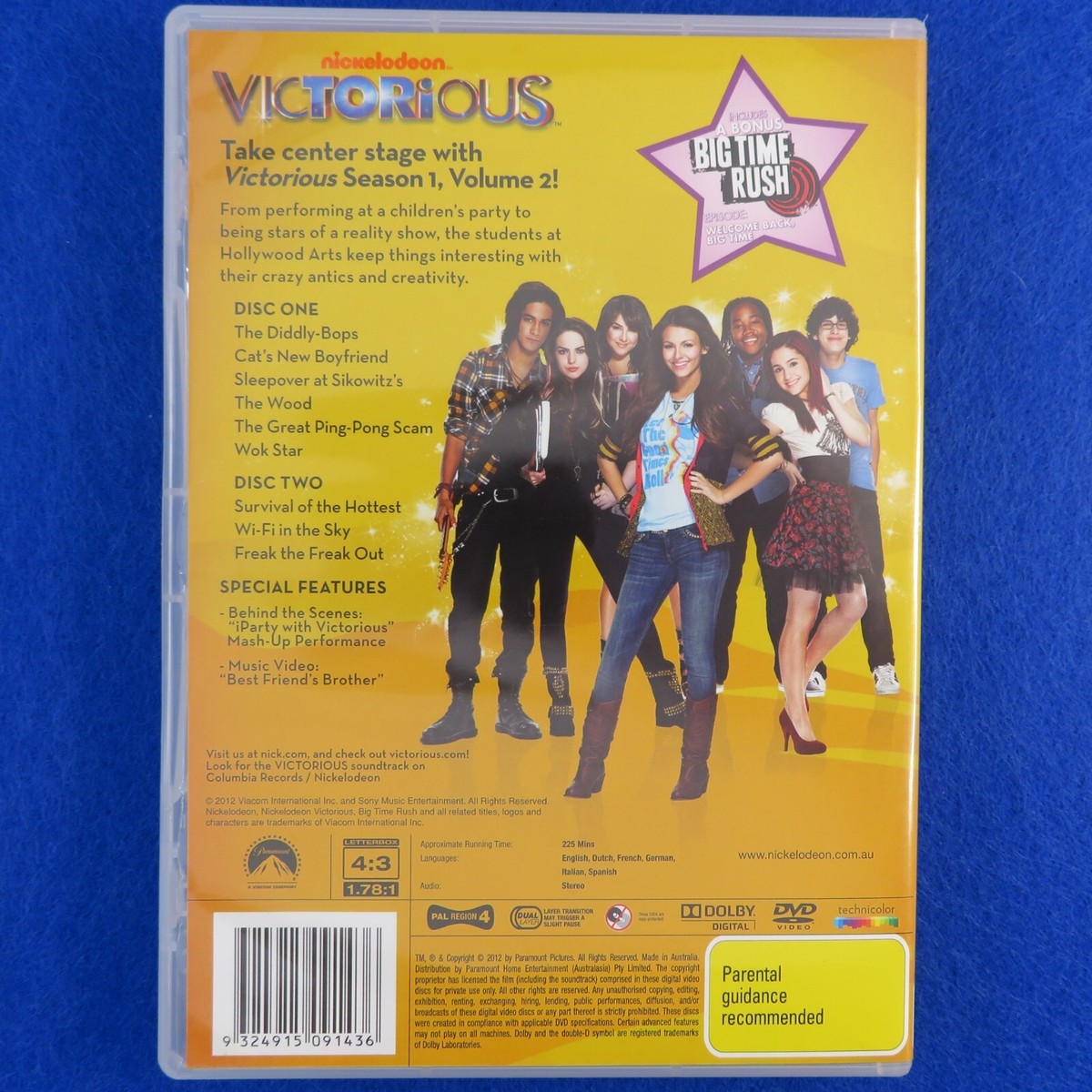 【レア】Victorious （ビクトリアス）DVDセット Amazon.co.jp: Victorious: Season One Volume 2 [DVD