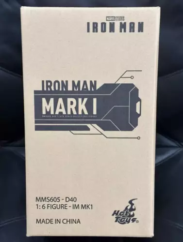 Nuevo Hot Toys MMS605D40 Iron Man Mark 1 i 1/6 Diecast Figura Versión Normal