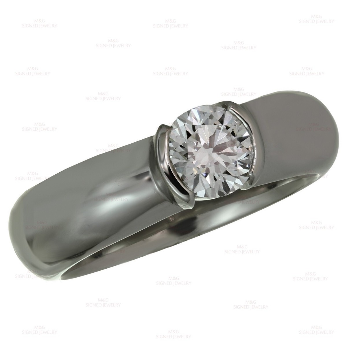 TIFFANY Etoile Diamond Platinum TCW E VVS2 Engagement