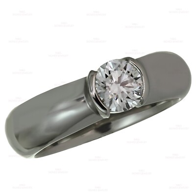 TIFFANY Etoile Diamond Platinum TCW E VVS2 Engagement