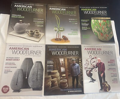 American Woodturner Magazine 2019 Vol 34 No 1 2 3 4 5 6 Feb Apr June Aug Oct Dec