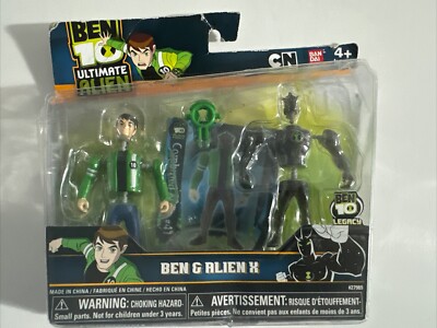 Ben & Alien X 2010 Ben 10 Ultimate Alien Legacy Cartoon Network Action Figure