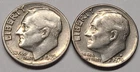 1974 P D Roosevelt Dime Clad ** ON HAND **