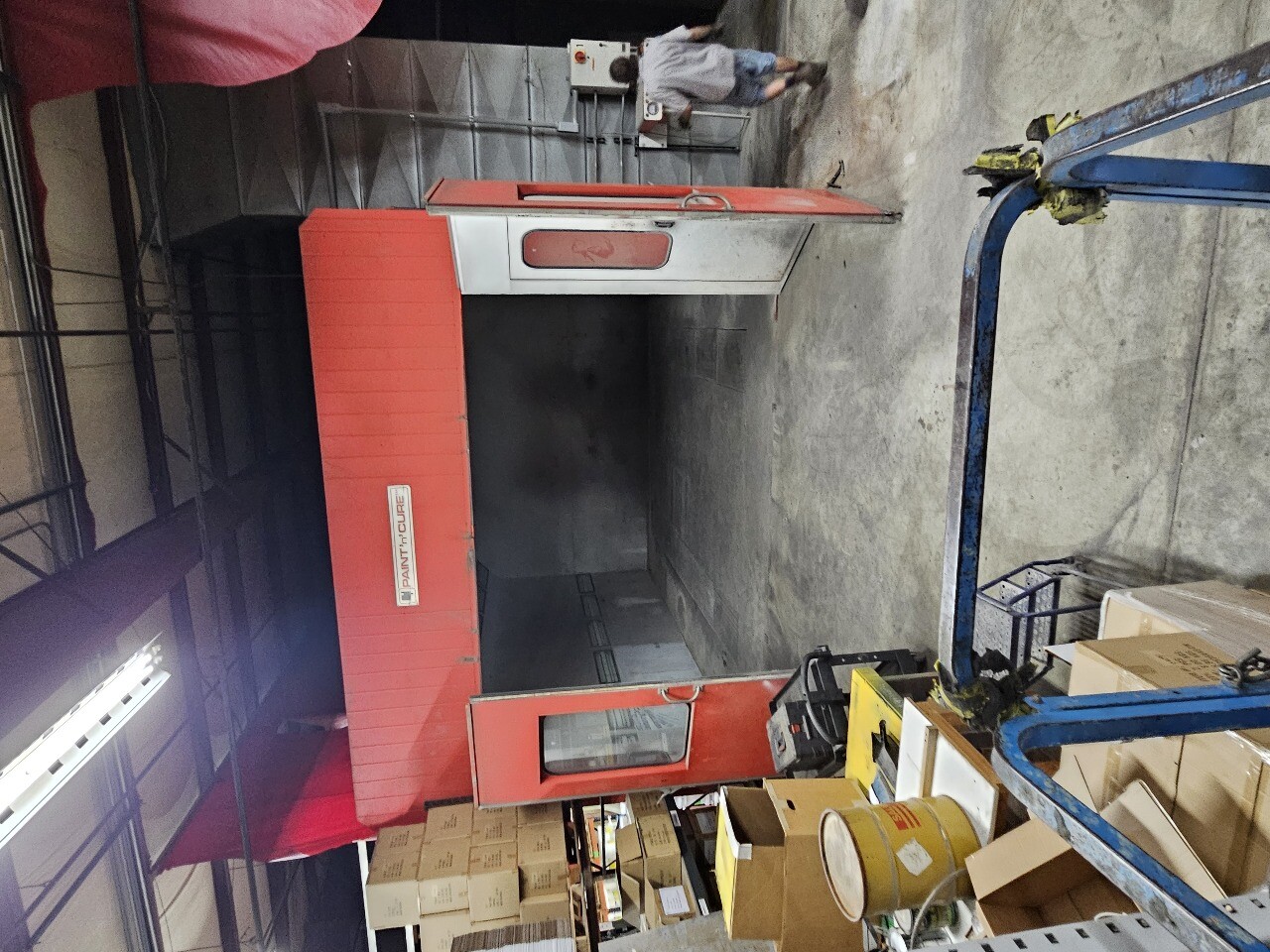Saico 20'2" x 23'8" Paint'N Cure Downdraft Spray Booth W/Burner & Nat