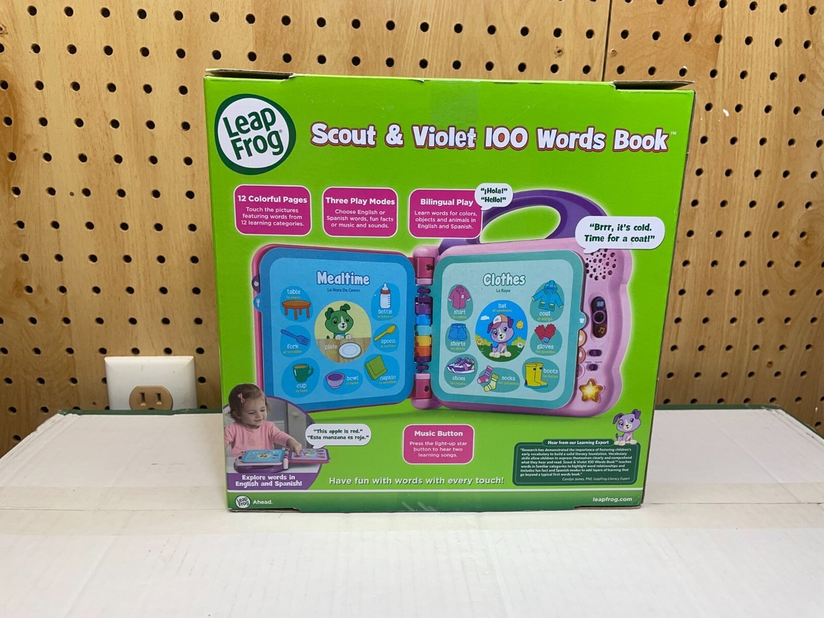 Leap Frog Scout & Violet 100 Words Book Bilingual (English