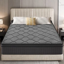 10" 12" Hybrid Mattress Pocket Spring Medium Feel Twin Txl Full Queen King Size