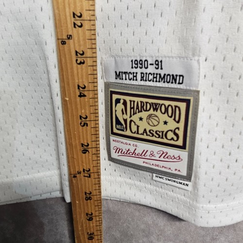 NWT Mitchell & Ness 1990 Golden State Warriors Mitch Richmond 23 Jersey S $135 - Picture 5 of 8