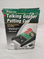 GOLF GADGETS TALKING POP-UP GOPHER PRACTICE PUTTING CUP - CADDYSHACK