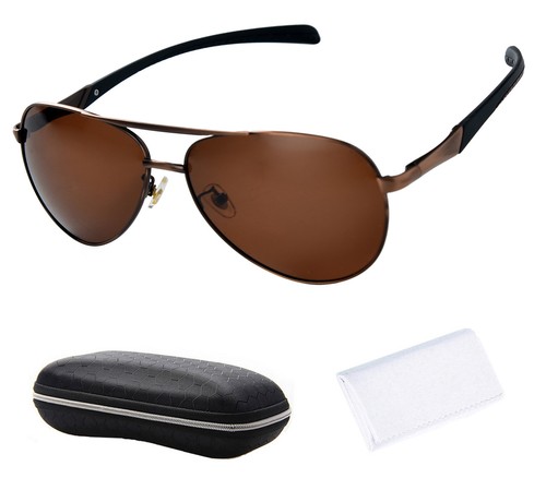 Polarized Classic Sport Outdoor Pilot Mirror Lens Unisex Sunglasses Goggles - Picture 17 of 44