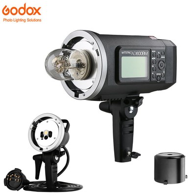 DE Godox AD600BM 600Ws 1/8000s HSS manuell Blitz+AD-H600B tragbarer Blitzkopf