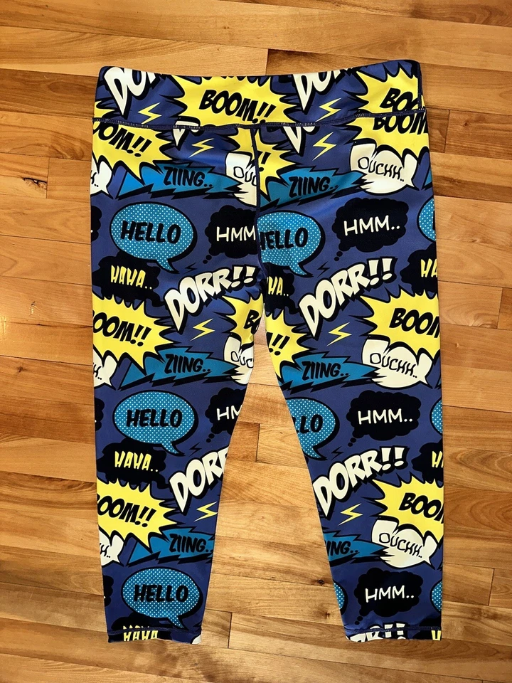 CONSTANTLY VARIED GEAR 漫画书紧身裤女式 XXL 2XL 大码蹲防 — 第 4/4 张图片